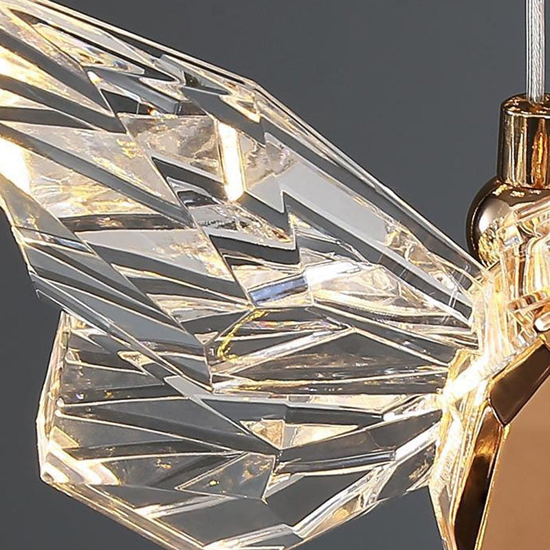 Modern Acrylic Butterfly Pendant Light