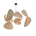 Rustic Metal Petal Pendant Light