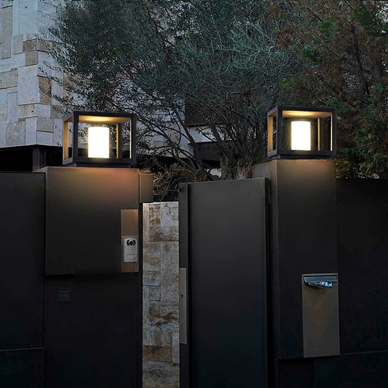 Modern Metal Square Wall Light