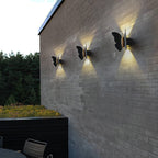 Moderne Metall-Schmetterlings-Wandleuchte