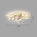 Modern Metal Flower-Fan Ceiling Fan Light