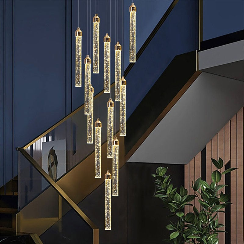 Glam Crystal Cascade Chandelier