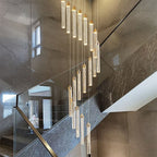 Lustre Glamour Cascade de Cristal