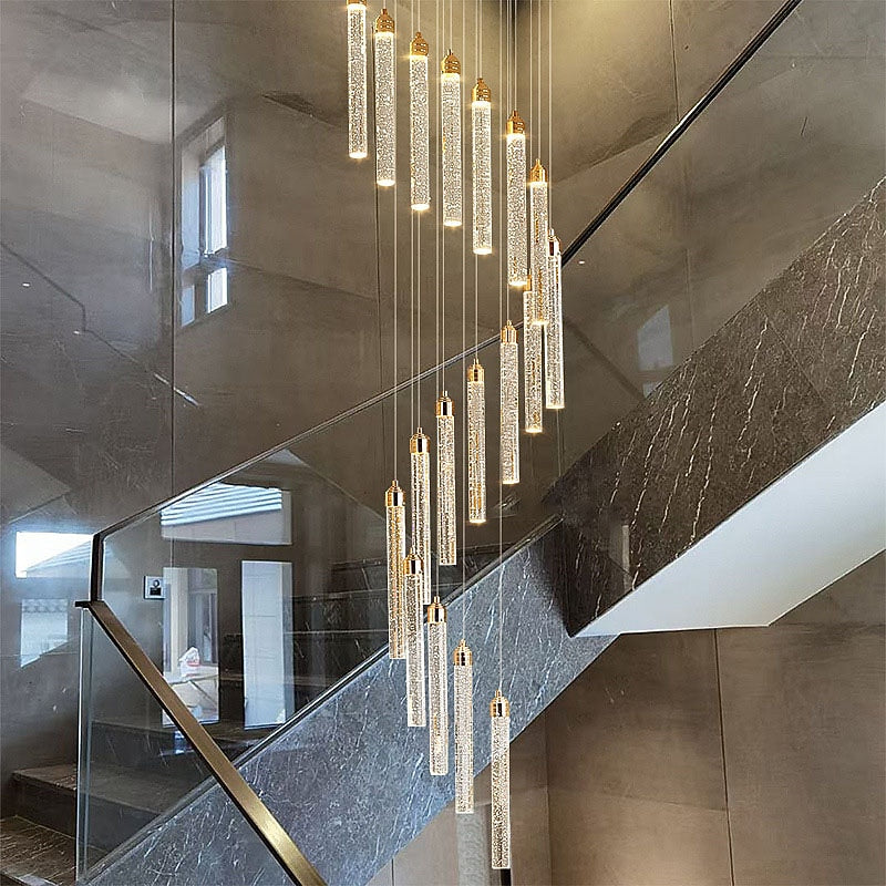 Glam Crystal Cascade Chandelier