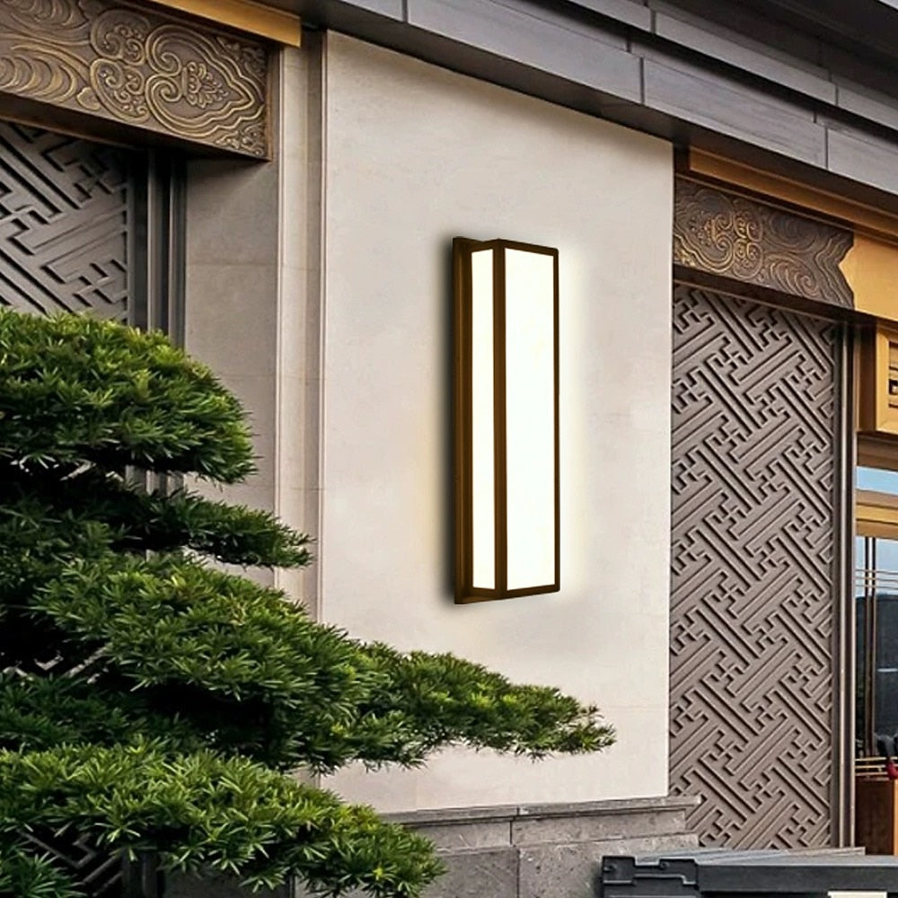 Modern Marble Rectangle Wall Light