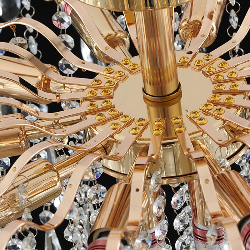 Modern Crystal Rectangle Chandelier