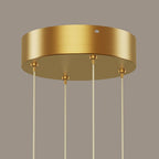 Modern Metal Ring-Cluster Pendant Light