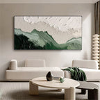 Neutral Tone 3D Textured Abstract Painting