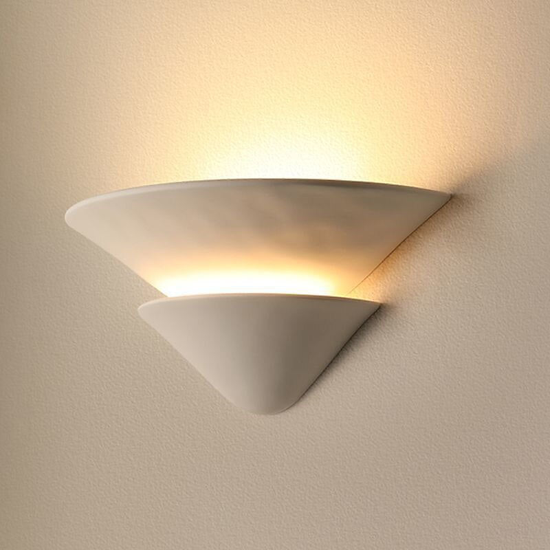 Vintage Acrylic Bowl Wall Light