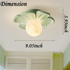 Moderne Deckenleuchte mit Harzblumen