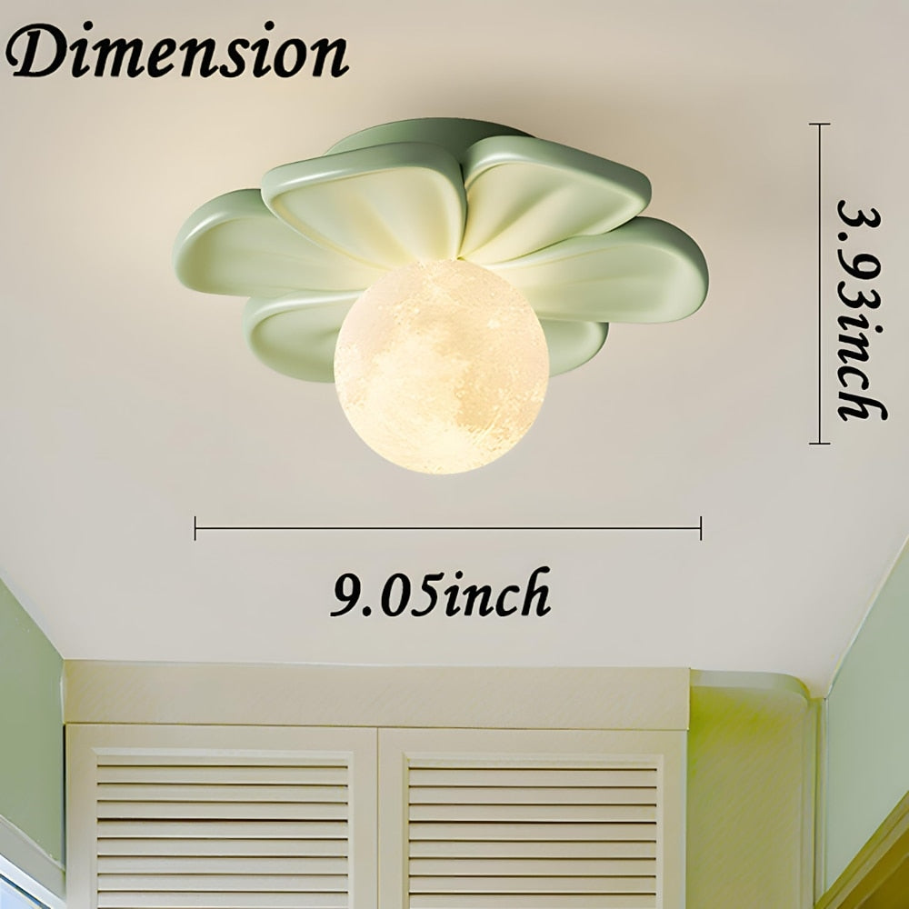 Modern Resin Flower Ceiling Light