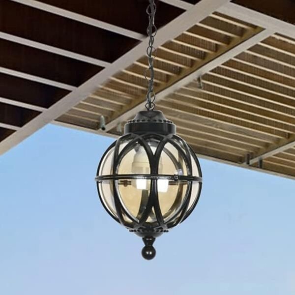 Modern Glass Globe-Lantern Pendant Light