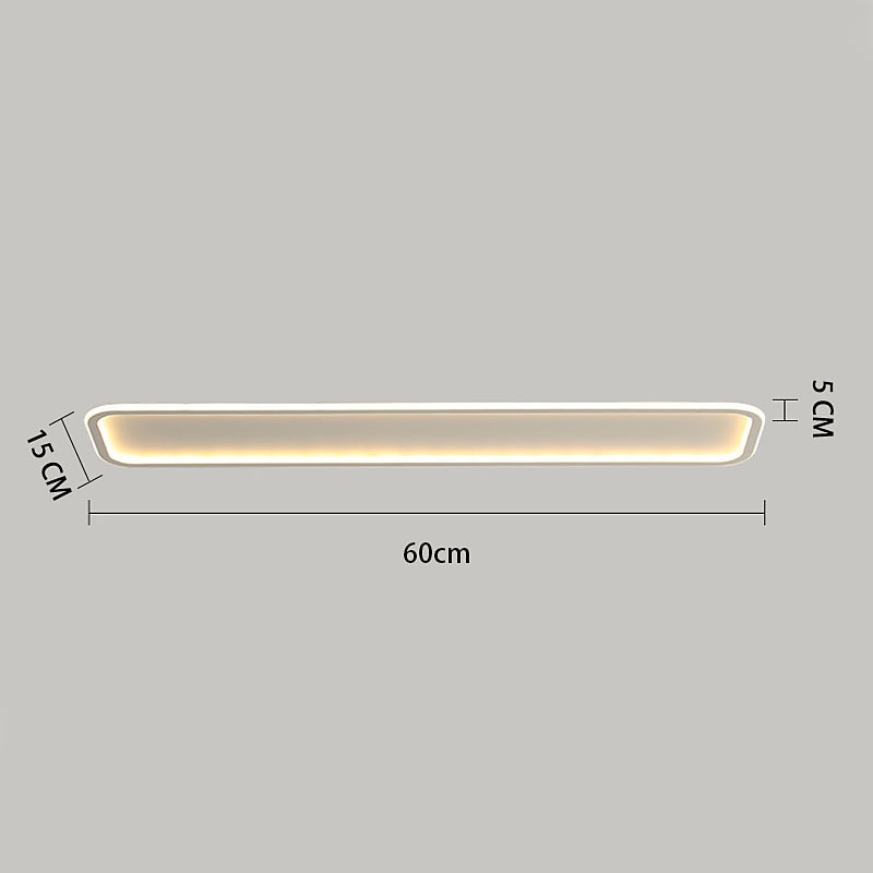 Modern Metal Linear Ceiling Light