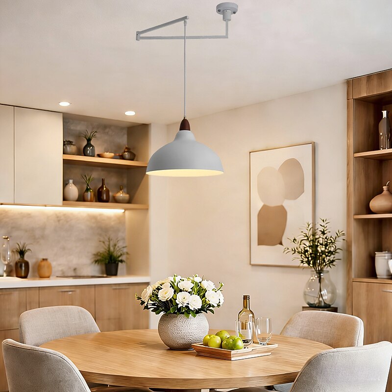 Industrial Metal Dome Pendant Light