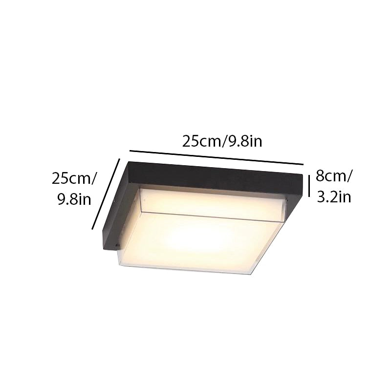 Modern Metal Square Ceiling Light