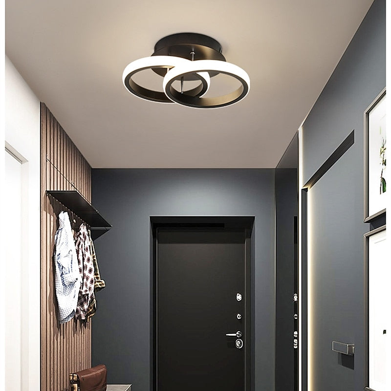 Modern Metal Ring Ceiling Light