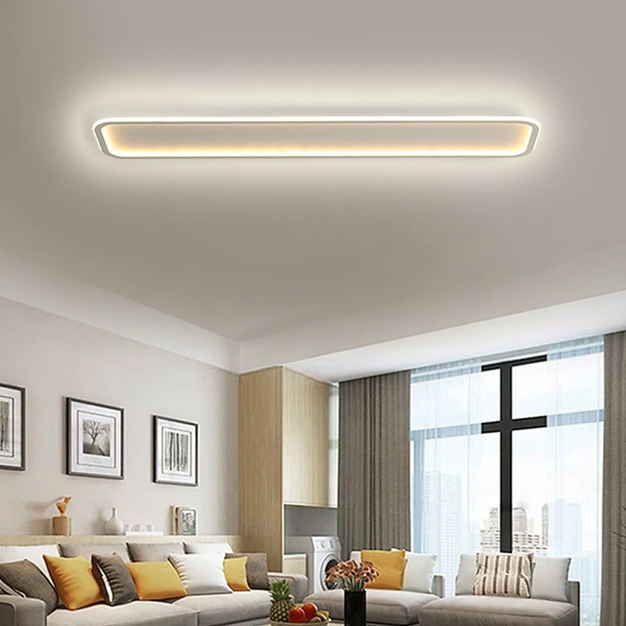 Modern Metal Linear Ceiling Light