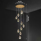 Glam Glas Kaskaden-Pendelleuchte