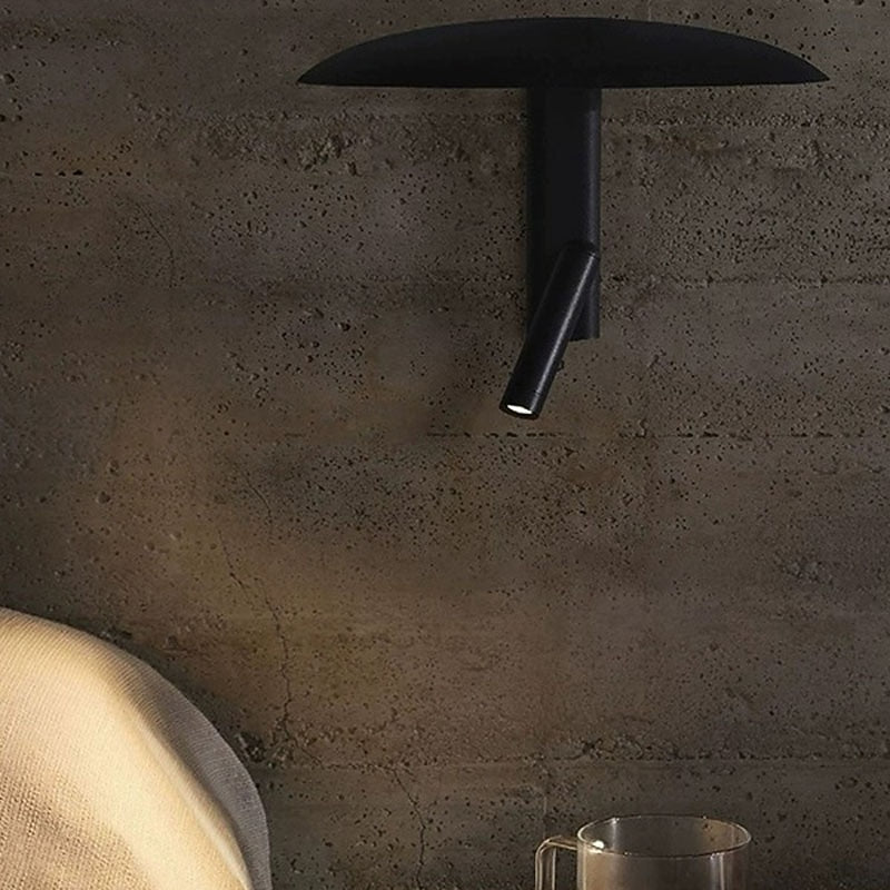 Modern Metal Mushroom Wall Light