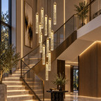 Glam Crystal Cascade Chandelier