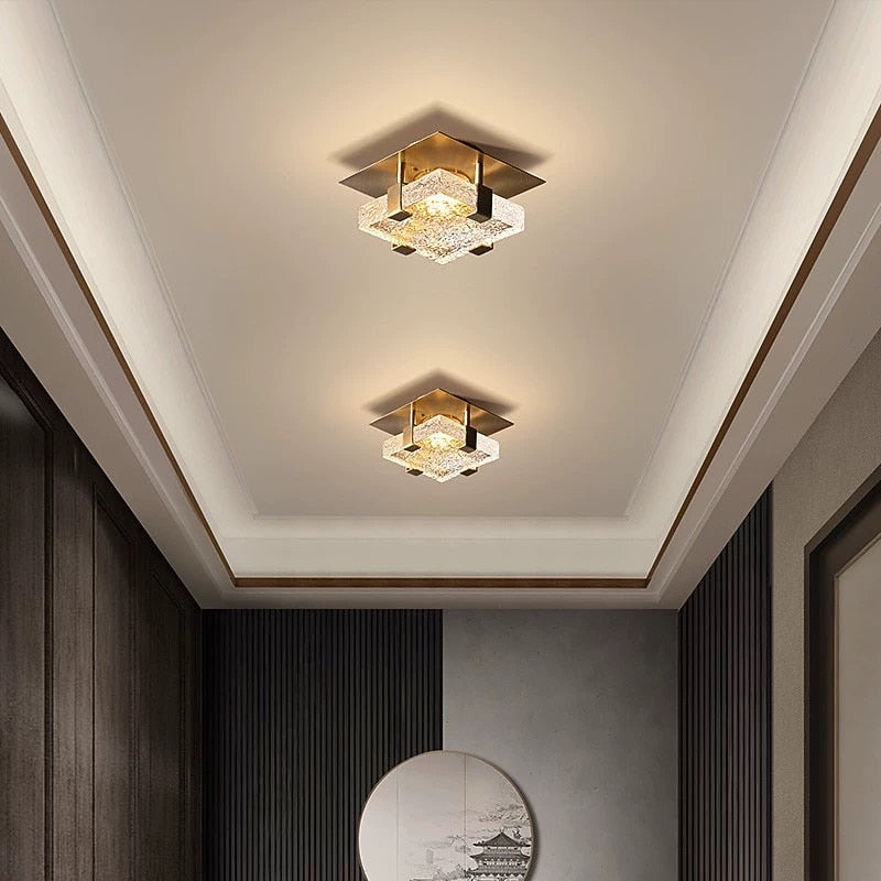 Modern Metal Square Ceiling Light