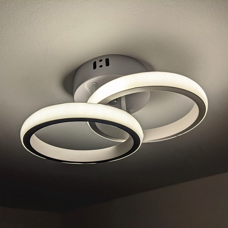 Modern Metal Ring Ceiling Light