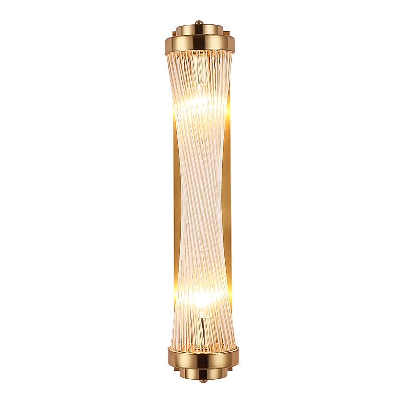 Modern Crystal Cylinder Wall Light