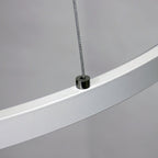 Moderne Metallring-Pendelleuchte