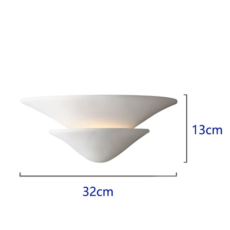 Vintage Acrylic Bowl Wall Light