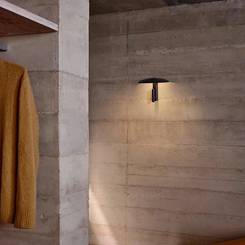 Modern Metal Mushroom Wall Light