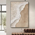 Neutral Coastal Wave Diptych