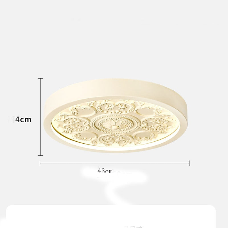 Vintage Resin Disc Ceiling Light
