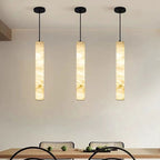 Wabi-Sabi Marmor Zylinder Pendelleuchte