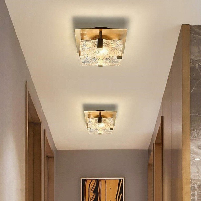 Modern Metal Square Ceiling Light