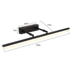 Moderne Badleuchte aus Metall, linear