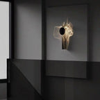 Moderne Metall-Sonnenstrahl-Wandleuchte