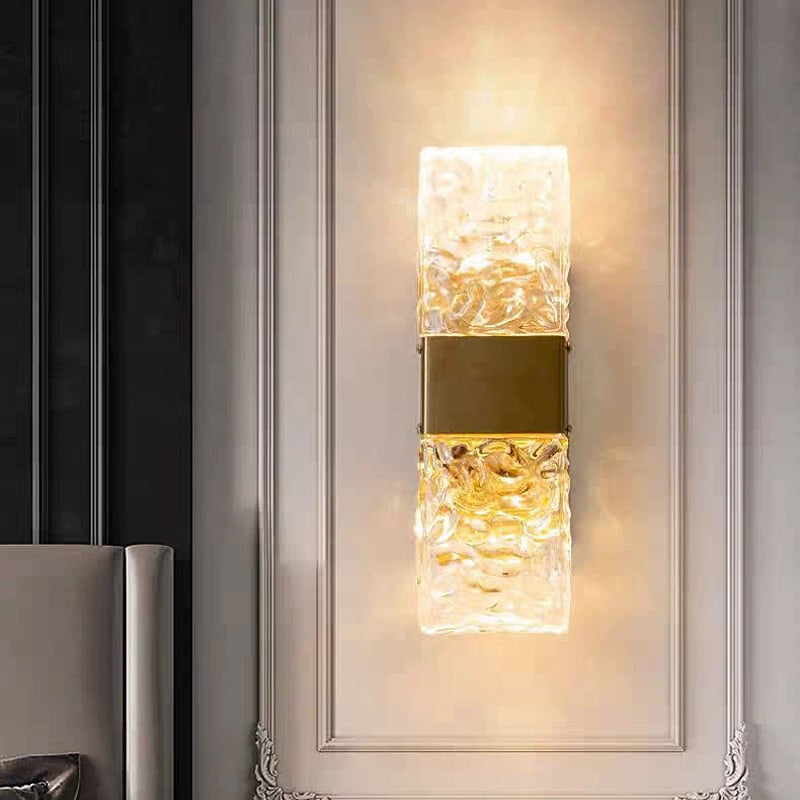 Glam Crystal Cylinder Vanity Light