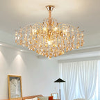 Lustre moderne en cristal en forme de branche