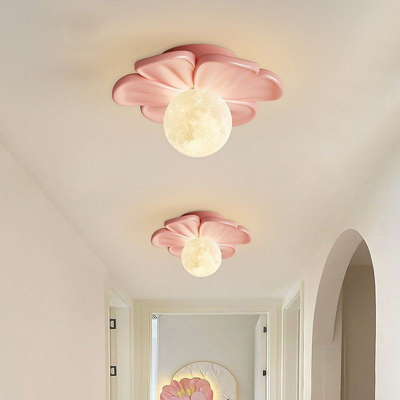 Modern Resin Flower Ceiling Light