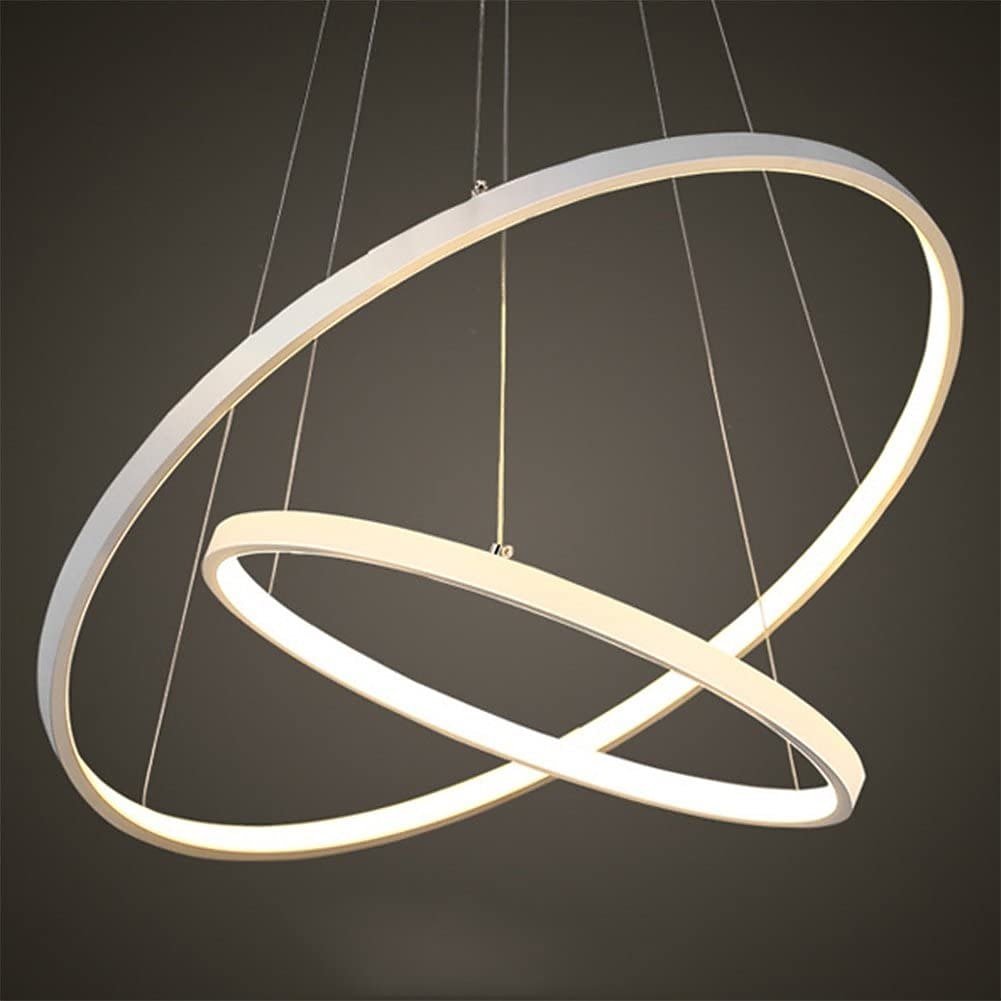 Modern Metal Ring Pendant Light