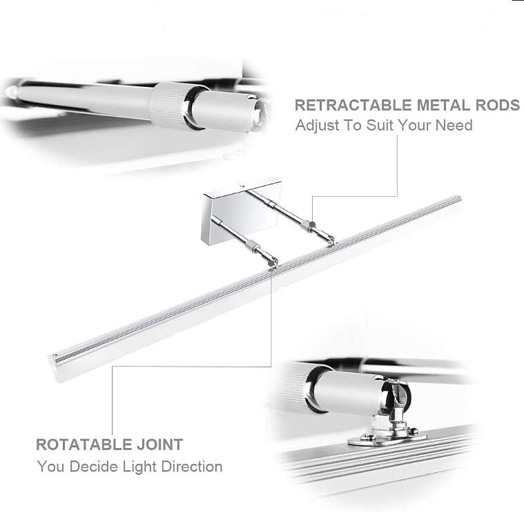 Modern Metal Linear Vanity Light