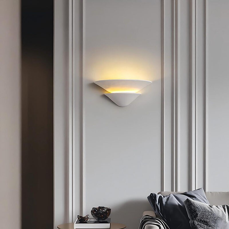 Vintage Acrylic Bowl Wall Light