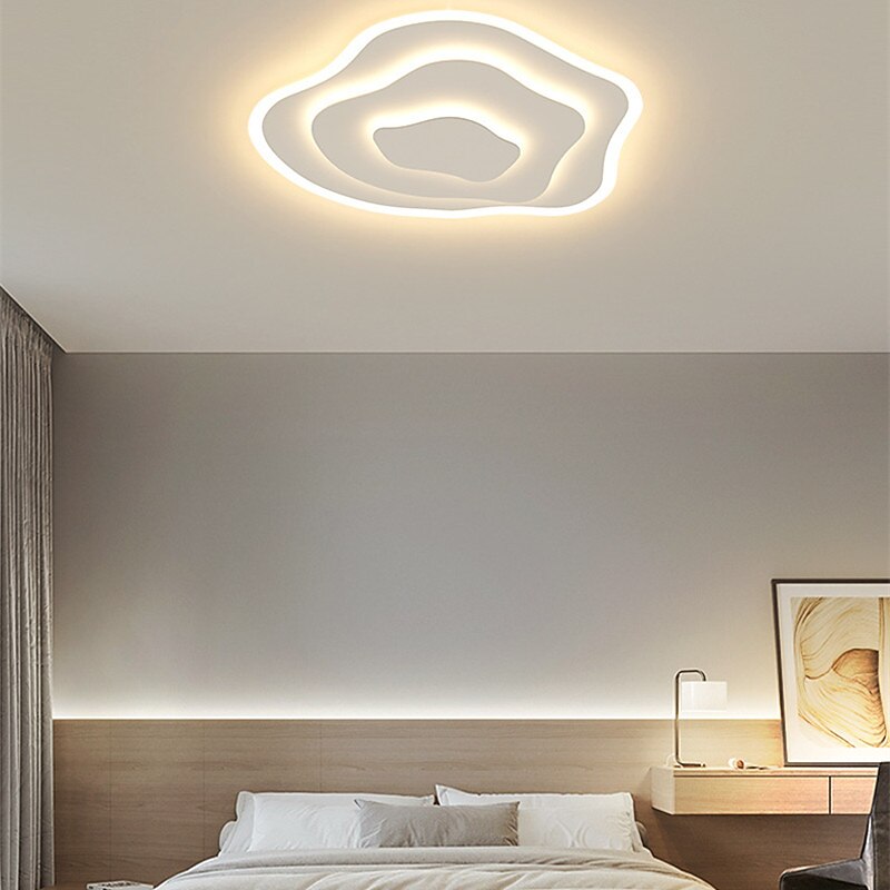 Modern Acrylic Organic-Ring Ceiling Light