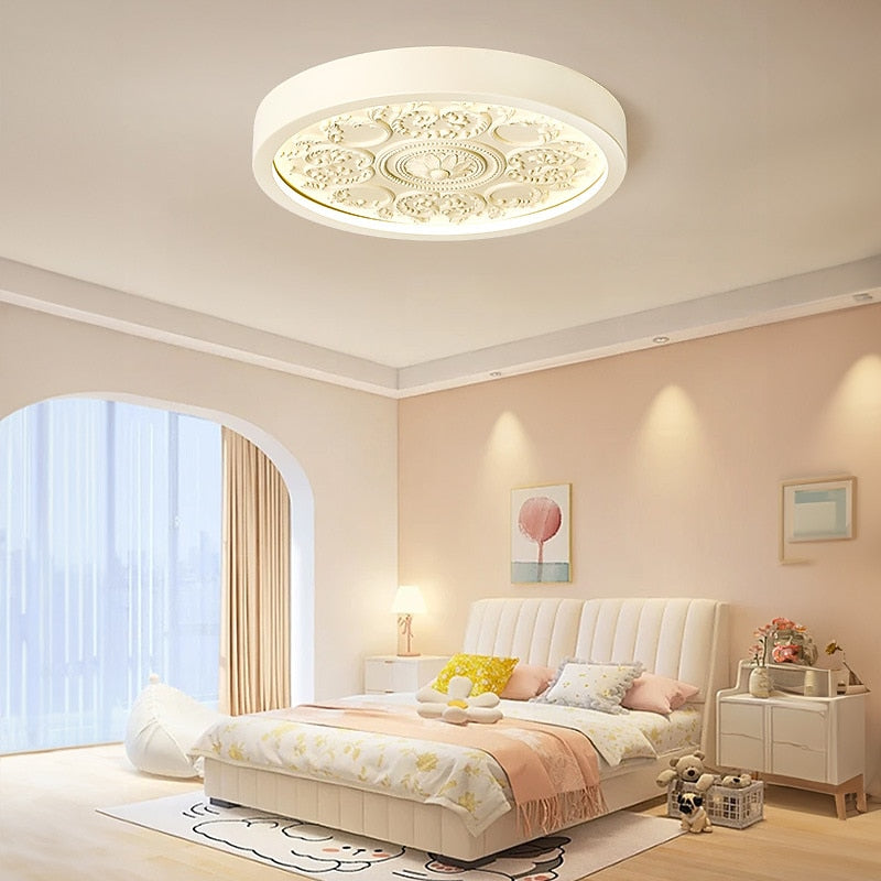Vintage Resin Disc Ceiling Light