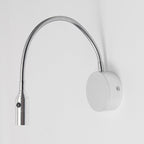 Moderne metalen zwanenhalswandlamp