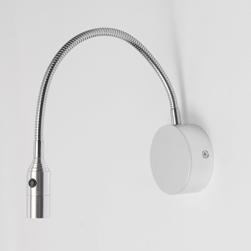 Modern Metal Gooseneck Wall Light