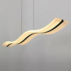 Modern Acrylic Wave Pendant Light