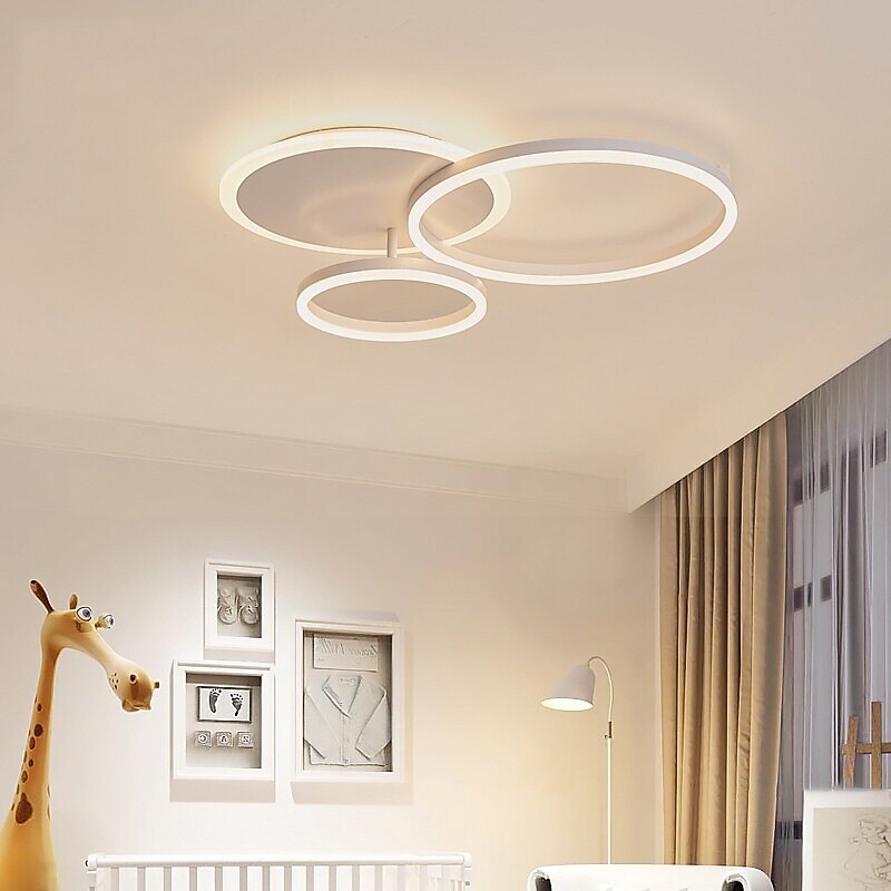 Modern Metal Ring-Cluster Ceiling Light