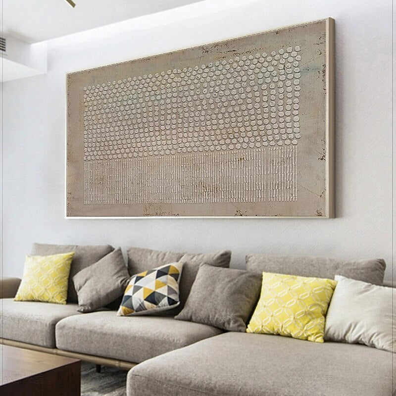 Sand and Espresso Wave Painting