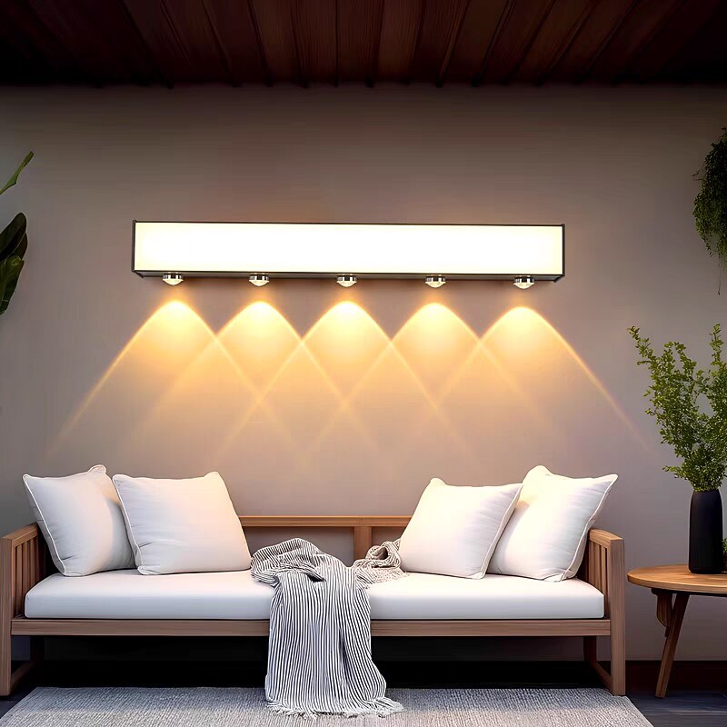 Modern Metal Linear Wall Light